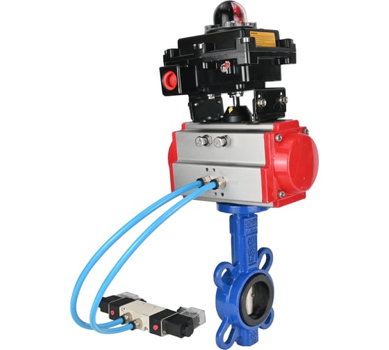 Затвор DN.ru GGG50-GGG40-EPDM Ду125 Ру16, с пн.прив. DA-105, пн.распр. PND1-T10-220VAC NAMUR, БКВ LSB-410 D050-104765