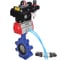 Затвор DN.ru QT450-304-NBR-2W-Fb-H Ду150 Ру16 LUG, с пневмоприводом SA-160, пневмораспределитель PND1-T08-220VAC NAMUR, БКВ LSB-410, БПВ D050-102472 1