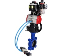 Затвор DN.ru QT450-304-EPDM-2W-Fb-H Ду65 Ру16 LUG, с пн.прив DA-065, пн.расп PND1-T08-220VAC NAMUR, РД HDM-1, БКВ LSB-510, БПВ D050-101977