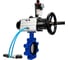 Затвор DN.ru QT450-304-EPDM-2W-Fb-H Ду150 Ру16 LUG, с пн.прив. DA-105-1, пн.распр. PND1-T10-220VAC NAMUR, БПВ D050-101879 1