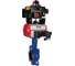 Затвор DN.ru QT450-304-EPDM-2W-Fb-ISO-H Ду100 Ру25, с пн.прив. DA-083, пн.распр. PND1-T10-220VAC NAMUR, БКВ LSB-510 D050-97822 1