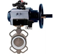 Затвор DN.ru WCB-316L-EPDM Ду150 Ру16, с пн.прив. DA-105-1, пн.распр. PND1-T10-220VAC NAMUR, БКВ LSB-410 D050-117608