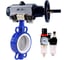 Затвор DN.ru WCB-316L-PTFE Ду40 Ру16, с пн.прив. DA-105-1, пн.распр. PND1-T10-220VAC NAMUR, БПВ D050-118508 1