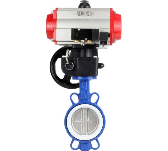 Затвор DN.ru WCB-316L-PTFE Ду150 Ру16, с пн.прив. DA-130, пн.распр. PND1-T08-220VAC NAMUR, РД HDM-3 D050-118300