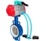 Затвор DN.ru WCB-316L-PTFE Ду100 Ру16, с пн.прив. DA-105, пн.распр. PND1-T08-220VAC NAMUR, МППП-200 D050-118172 1