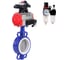 Затвор DN.ru WCB-316L-PTFE Ду40 Ру16, с пн.прив. SA-105, пн.распр. PND1-T08-220VAC NAMUR, БКВ LSB-410, БПВ D050-118576 1