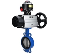 Затвор DN.ru QT450-304-EPDM-2W-Fb-ISO-H Ду125 Ру25, с пн.прив. DA-105-1, БКВ LSB-510 D050-96902
