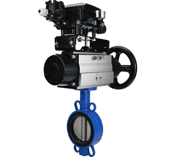 Затвор DN.ru QT450-304-EPDM-2W-Fb-ISO-H Ду125 Ру25, с пн.прив. DA-105-1, позиционером EPRP1-NU-Fb-08 D050-96951