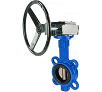 Затвор DN.ru QT450-304-EPDM-2W-Fb-ISO-H Ду150 Ру25, с редуктором RDN-4 D050-96870