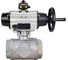 Кран шаровой DN.ru 316-316-PTFE-SP-T-ISO-H WDVF Ду65 Ру40, L-тип, с пневмоприводом DA-105-1, пневмораспределитель, PND2-24VDC NAMUR, БКВ LSB-510 D160-84292 1