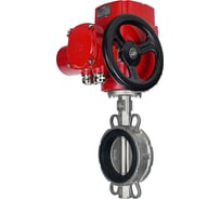 Затвор DN.ru дисковый 304-304-VITON-2W-Fb-H Ду50 Ру16, электропривод QT-W (M) EX-005 220В D050-89176