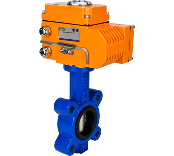 Затвор DN.ru дисковый QT450-304-EPDM-2W-Fb-H Ду50 Ру16 электропривод QT-005 380В D050-89629