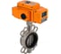 Затвор DN.ru дисковый 304-304-VITON-2W-Fb-H Ду65 Ру16, электропривод QT-005-220В-0-10В-HARK D050-89124 1