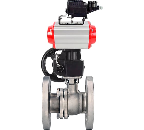 Кран шаровой DN.ru 316-316-PTFE-F-ISO-H WDVF Ду100 Ру16, с пн.прив. DA-105, РД HDM-3, позиционером EPRP1-NU-Fb-08 D160-85134