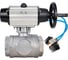 Кран шаровой DN.ru 316-316-PTFE-SP-T-ISO-H WDVF Ду65 Ру40, L-тип, с пн.прив. DA-105-1, пн.распр. PND1-T10-220VAC D160-87978 1