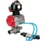 Кран шаровой DN.ru 304-304-PTFE-W-ISO-H LONG Ду150 Ру16, с пн.прив. DA-140, пн.распр. PND1-T08-220VAC NAMUR, БКВ LSB-510 D160-86109 1