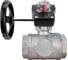 Кран шаровой DN.ru 316-316-PTFE-SP-T-ISO-H WDVF Ду40 Ру63, L-тип, с редуктором HGB-1 D160-83750 1