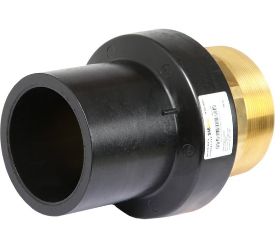 Переход SABfuse SDR11 PE PN16 D90X3" латунь, наружная 80401609000L 1