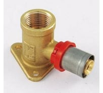 Водорозетка Tiemme пресс-В 20x1/2' COMPACT h=40мм, серия 1656G 1660023
