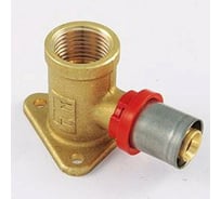 Водорозетка Tiemme пресс-В 16x1/2' COMPACT h=40мм 1656G 1660005