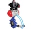 Затвор DN.ru QT450-QT450-EPDM-2W-Fb-H Ду50 Ру16 LUG, с пн.прив. SA-083, пн.распр. PND1-T10-220VAC NAMUR, БКВ LSB-410 D050-101498 1