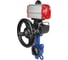 Затвор DN.ru WCB-316L-EPDM Ду40 Ру16, с пн.прив. DA-052, пн.распр. PND1-T08-220VAC NAMUR, РД HDM-1 D050-117412 1