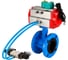 Затвор DN.ru GGG40-304-EPDM-2W-F-H Ду100 Ру16, с пневмоприводом DA-105, пневмораспределитель PND1-T10-220VAC NAMUR, МППП-200 D050-107270 1