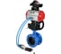 Затвор DN.ru GGG40-GGG40-EPDM-2W-F-H Ду125 Ру16, с пневмоприводом DA-130, пневмораспределитель PND1-T10-220VAC NAMUR, РД HDM-1, БКВ LSB-210 D050-106888 1