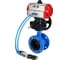 Затвор DN.ru GGG40-GGG40-EPDM-2W-F-H Ду125 Ру16, с пневмоприводом DA-130, пневмораспределитель PND1-T08-220VAC NAMUR, РД HDM-1 D050-106846 1