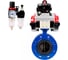 Затвор DN.ru GGG40-304-EPDM-2W-F-H Ду50 Ру16, с пневмоприводом DA-105, пневмораспределитель PND1-T08-220VAC NAMUR, БКВ LSB-410, БПВ D050-107024 1