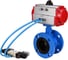 Затвор DN.ru GGG40-GGG40-EPDM-2W-F-H Ду50 Ру16, с пн.прив. DA-105, пн.распр. PND1-T10-220VAC NAMUR D050-106856 1