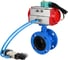 Затвор DN.ru GGG40-GGG40-EPDM-2W-F-H Ду50 Ру16, с пн.прив. DA-105, пн.распр. PND1-T08-220VAC NAMUR, МППП-200 D050-107335 1