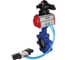 Затвор DN.ru QT450-304-EPDM-2W-Fb-H Ду50 Ру16 LUG, с пн.прив. SA-083, пн.распр. PND1-T08-220VAC NAMUR, БКВ LSB-210 D050-102111 1