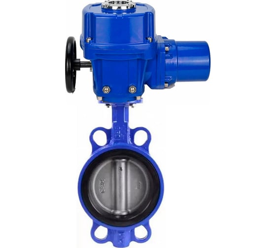 Затвор DN.ru QT450-304-EPDM-2W-Fb-ISO-H Ду80 Ру25, с электроприводом QT-W (M)-010 220В D050-96860