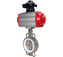 Затвор DN.ru WCB-316L-PTFE Ду200 Ру16, с пн.прив. SA-210, БКВ LSB-210 D050-94958