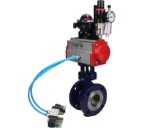 Затвор DN.ru WCB-316-M-F-ISO Ду50 Ру25, с пн.прив. SA-130, пн.распр. PND1-T08-220VAC, БКВ LSB-210, БПВ D050-94784