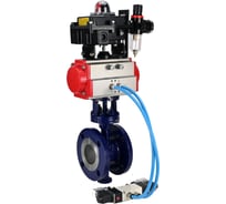 Затвор DN.ru WCB-316-M-F-ISO Ду50 Ру25, с пн.прив. SA-130, пн.распр. PND1-T10-220VAC, БКВ LSB-410, БПВ D050-94788