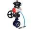 Затвор DN.ru WCB-316-M-F-ISO Ду150 Ру25, с пн.прив. DA-160 пн.распр. PND1-T10-220VAC БКВ LSB-410, РД HDM-4 D050-94814 1