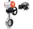 Затвор дисковый поворотный DN.ru 316L-316L-VITON Ду300 Ру16L с пн.приводом DA-140, руч.дубл. HDM-4 и позиц. EPRP1-NU-0-08 D050-93640 1