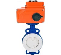 Затвор DN.ru WCB-WCB-PTFE-PTFE-Fb-H Ду50 Ру16, с электроприводом QT2-005-380VAC D050-107698