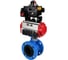 Затвор DN.ru GGG40-GGG40-EPDM-2W-F-H Ду200 Ру16 с пн.приводом DA-140, пн.распр. PND2-S1EM-52-1NC-J08-220VAC NAMUR и БКВ LSB-410 D050-90405 1