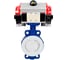 Затвор DN.ru WCB-WCB-PTFE-PTFE-Fb-H Ду100 Ру16 с пн.прив SA-130 и пн.расп PND1-S2EM-52-2-T08-220VAC D050-92024 1
