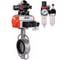 Затвор дисковый DN.ru 316L-316L-VITON Ду100 Ру16, с пн.прив SA-130, пн.расп PND1-S2EM-52-2-T08-220VAC, БКВ LSB-510-02ExM12-250, БПВ APU1-10-40-V08 D050-93662 1