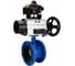 Затвор DN.ru GGG40-304-EPDM-2W-F-H Ду80 Ру16 с пн.прив. DA-105-1, пн.расп. PND2-S1EM-52-1NC-J08-24VDC NAMUR и БКВ LSB-410 D050-92184 1