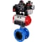 Затвор DN.ru GGG40-GGG40-EPDM-2W-F-H Ду200 Ру16 с пн.приводом DA-140, пн.распр. PND2-S1EM-52-1NC-J08-220VAC NAMUR, БКВ LSB-410 и БПВ D050-90384 1