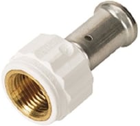 Муфта ВР, ПВДФ пресс (белая), 32x1 Henco HE 18PKW-3206