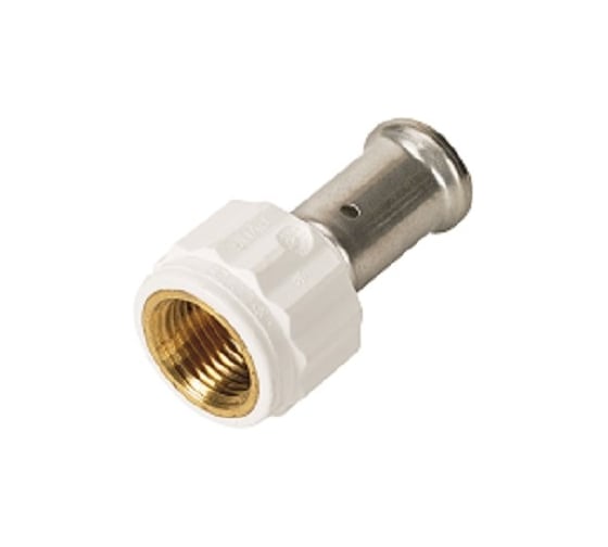 Муфта ВР, ПВДФ пресс (белая), 32x1 Henco HE 18PKW-3206