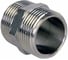 Ниппель НР-НР-304 2 1/2 Ду65 Ру20, нержавеющая сталь НР/НР BSPT D270-20256 1