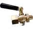 Кран запорный для манометра 57-57-PTFE-3WT-T-H ВР/НР М12х1.5-М12х1.5 Ду15 Ру25 трехходовой, с рукояткой DN.ru D160-89671 1