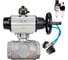 Кран шаровой DN.ru 316-316-PTFE-SP-T-ISO-H WDVF Ду65 Ру40, L-тип, с пн.прив. DA-105-1, пн.распр. PND1-T10-220VAC, БКВ LSB-510, БПВ D160-87976 1
